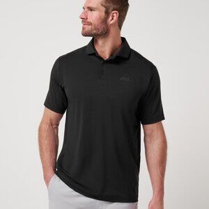 NWT Travis Mathew HEATER PRO golf polo shirt Black travismathew BRAND NEW
